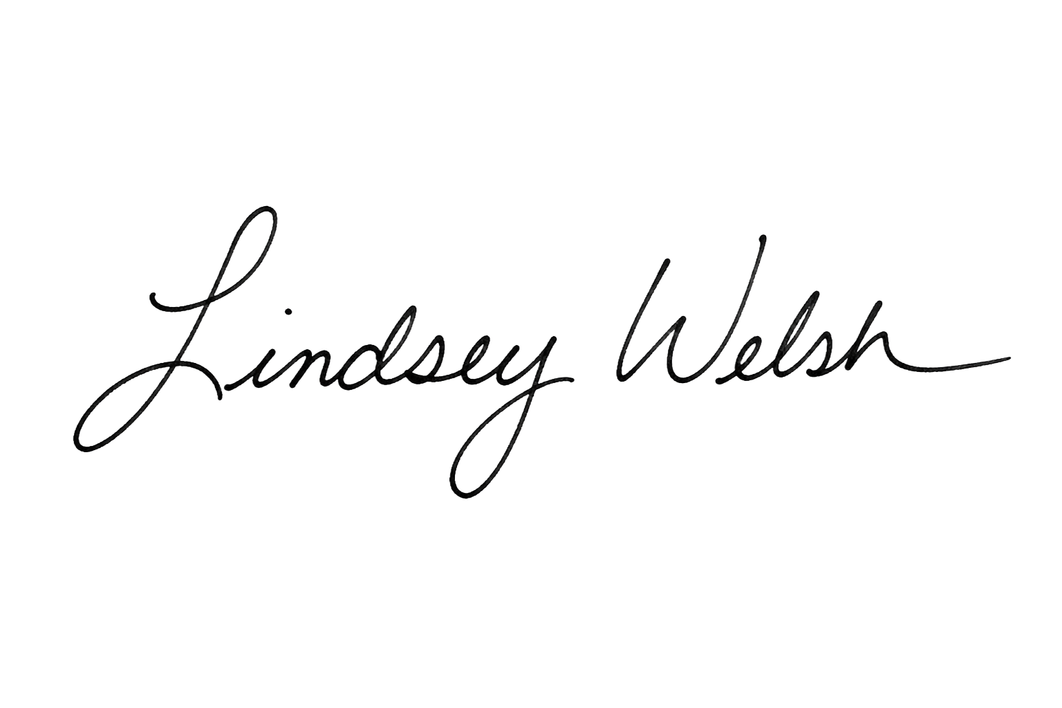 Lindsey Welsh signature